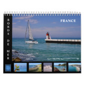 Rooster van 12 maanden van de Franse kusten Kalender (Hoes)