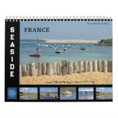 Rooster van 12 maanden van de Franse kusten Kalender (Hoes)