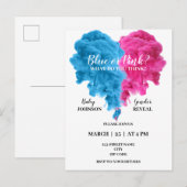 Rooster van de begroting uitnodiging briefkaart (Voorkant / Achterkant)