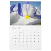 Rooster van de IRIS-bloemen van GRANDMA Kalender (Feb 2027)
