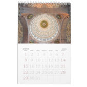 Rooster van de muur van Istanbul Mosques Kalender (Mar 2026)