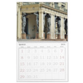Rooster van de muur van Sint-Petersburg Kalender (Mar 2026)