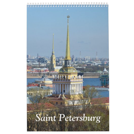 Rooster van de muur van Sint-Petersburg Kalender (Hoes)