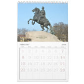 Rooster van de muur van Sint-Petersburg Kalender (Feb 2026)