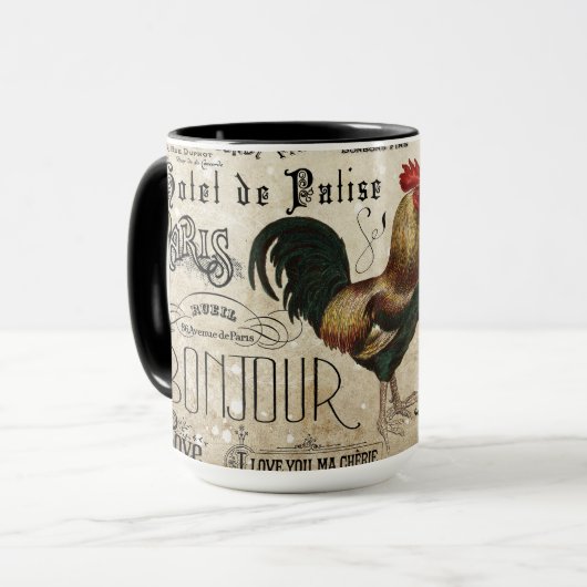 Rooster van de  ontkoppeling van Parijs Mok (Voorkant links)