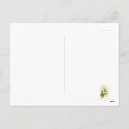  rooster van de paaskerk feestdagenkaart (Achterkant)