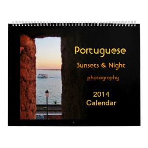 Rooster van de Portugese Zonsondergangen 2014 Kalender