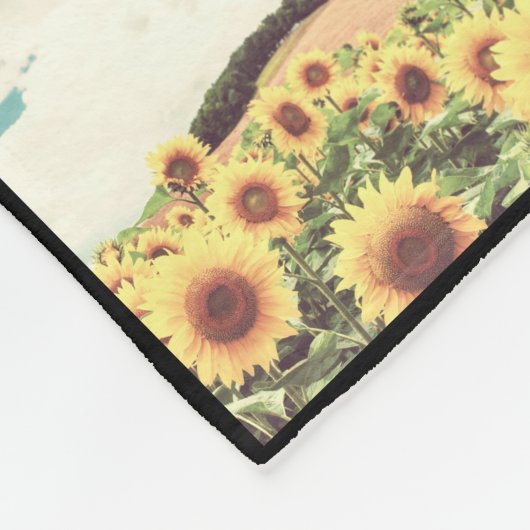 Rooster van de rendy douanefoto met monogram fleece deken (Hoek)