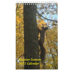 Rooster van de Russische seizoenen 2022 Kalender