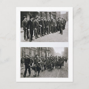 Rooster van de Spartacisten (top) Revolutionair Briefkaart