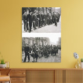 Rooster van de Spartacisten (top) Revolutionair Canvas Afdruk (Insitu (Woonkamer))