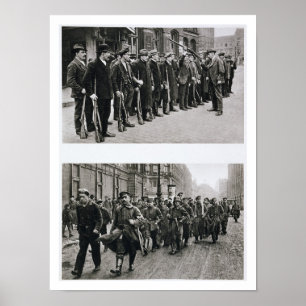 Rooster van de Spartacisten (top) Revolutionair Poster