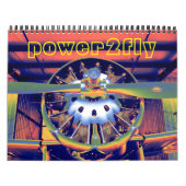 Rooster van de vliegtuigmotor van de vliegtuig 15  kalender (Hoes)