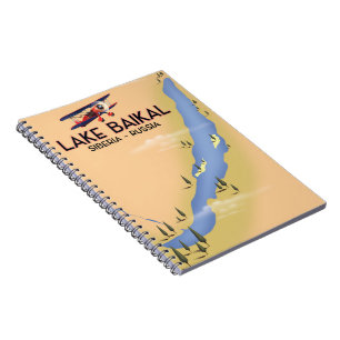 Rooster van het Baikal Siberia-Russische reisposte Notitieboek
