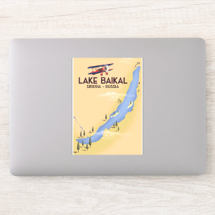 Rooster van het Baikal Siberia-Russische reisposte Sticker