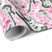 Rooster van het roos van tieners cadeaupapier (Rol Hoek)