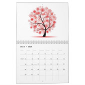 Rooster van kunstbomen kalender (Mar 2026)