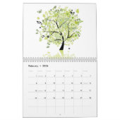 Rooster van kunstbomen kalender (Feb 2026)