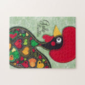 Rooster van Portugal - Galo de Barcelos Legpuzzel (Horizontaal)