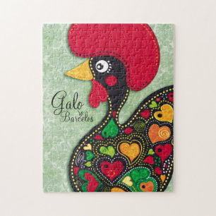 Rooster van Portugal - Galo de Barcelos Legpuzzel