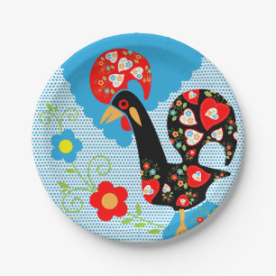 Rooster van Portugal Papieren Bordje