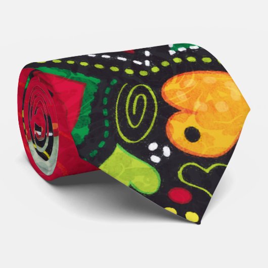 Rooster van Portugal Stropdas (Opgerold)