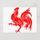 Rooster van Wallonië. Briefkaart (Voorkant)