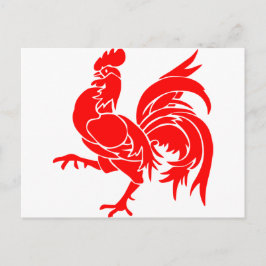 Rooster van Wallonië. Briefkaart