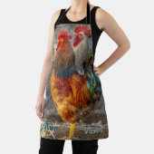 Rooster Vibes Farm Life Schort (Insitu)