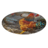 Rooster Vibes Farm Life Snijplank (Hoek)