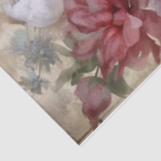 Rooster vier tissuepapier (Detail)