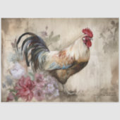 Rooster vier tissuepapier (Voorkant)