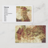  Rooster Visitekaartje (Voorkant / Achterkant)