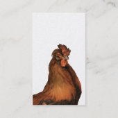 Rooster Visitekaartje (Achterkant)