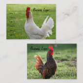  Rooster, Visitekaartje (Voorkant / Achterkant)