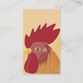 Rooster Visitekaartje (Achterkant)