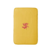 Rooster (vlag Wallonië) Badmat (Voorkant Verticaal)