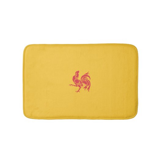 Rooster (vlag Wallonië) Badmat (Voorkant)