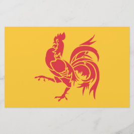 Rooster (vlag Wallonië) Briefpapier