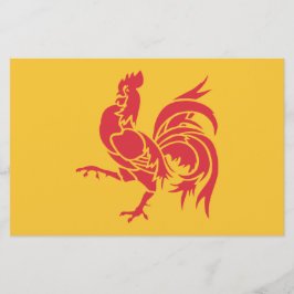 Rooster (vlag Wallonië) Briefpapier