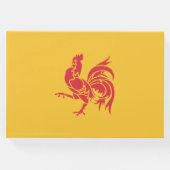 Rooster (vlag Wallonië) Gastenboek (Voorkant)