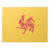 Rooster (vlag Wallonië) Notitieblok (Voorkant)