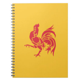 Rooster (vlag Wallonië) Notitieboek