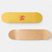 Rooster (vlag Wallonië) Persoonlijk Skateboard (Horizontaal)