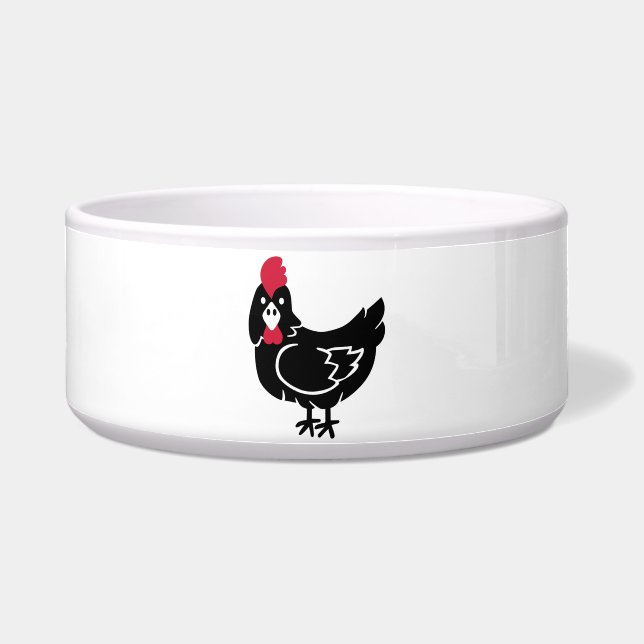 Rooster Voerbakje (Voorkant)