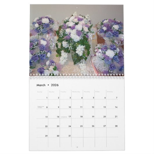 Rooster voor bruiloft kalender (Mar 2026)