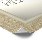 Rooster voor de bruiloft poster (Hoek)