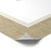 Rooster voor de bruiloft poster (Hoek)