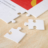  rooster voor de ruimtevaart op Mars Legpuzzel (Zijkant)