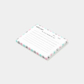 Rooster voor docenten 2026–2027 | Klaslokaal wekel Post-it® Notes (Schuin)